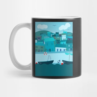 Harbour Scene Mug